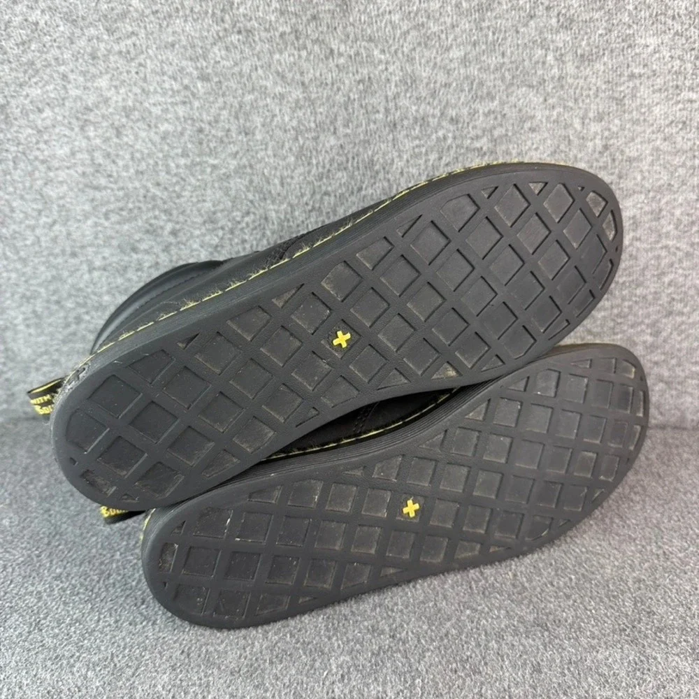 Dr. Martens Maleke Black Leather Casual Boots Sneaker Chukka Mid Mens Size